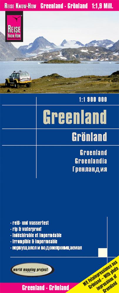 Reise Know-How Landkarte Grönland / Greenland (1:1.900.000) - Reise Know-How Verlag Peter Rump
