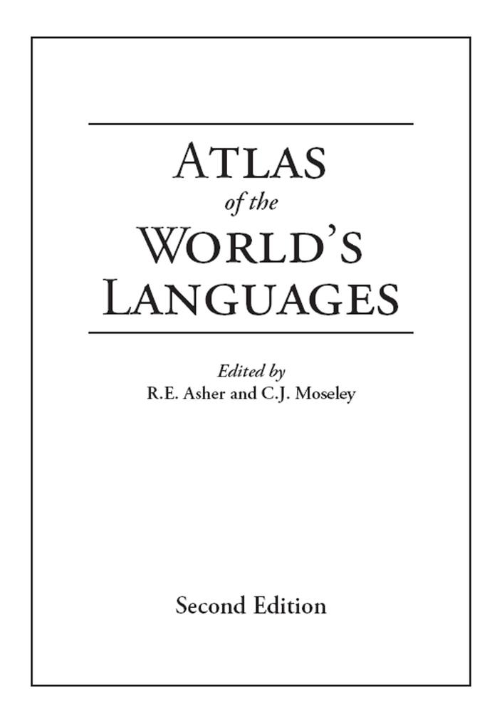 Atlas of the World‘s Languages