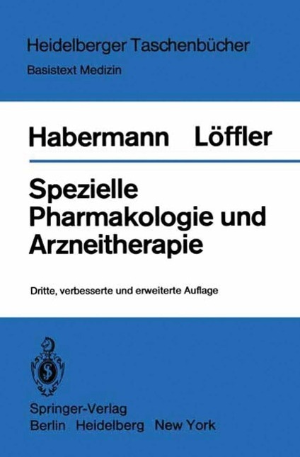 Spezielle Pharmakologie und Arzneitherapie