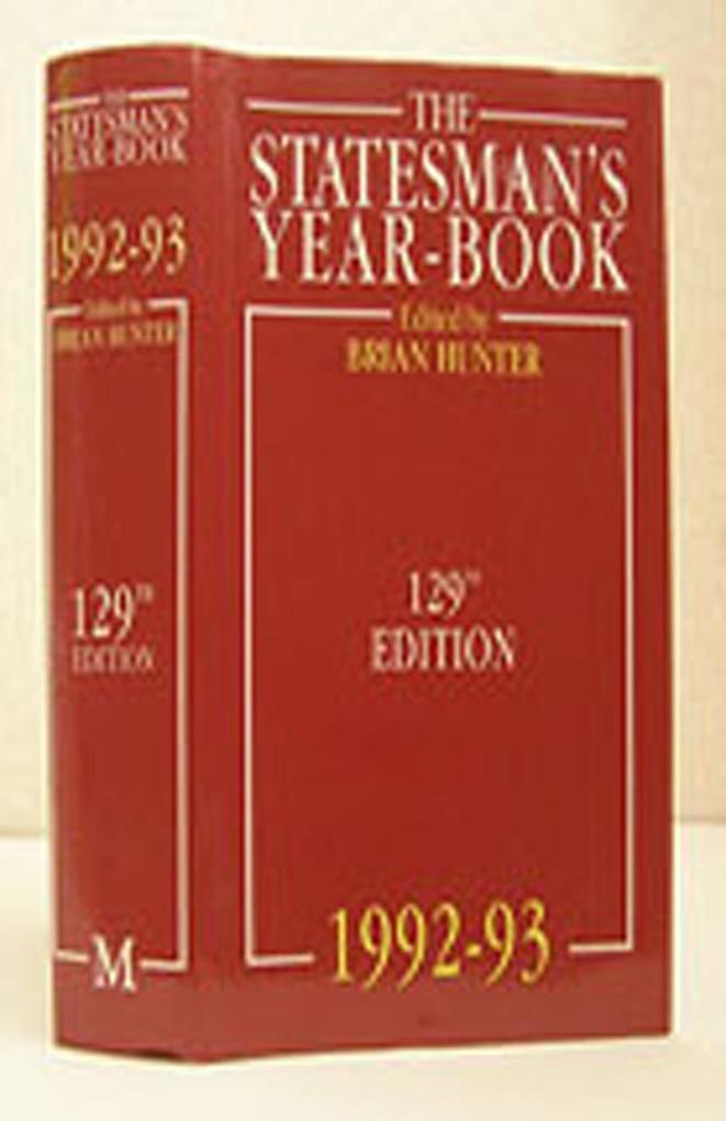 The Statesman‘s Year Book: 1992-93