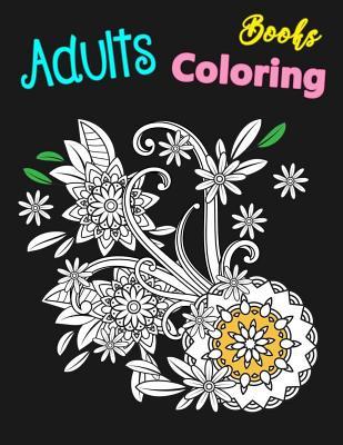 Adults Coloring Books: Women Girls Coloring For Relaxation Growth With Unicorns Butterfly And Flowers