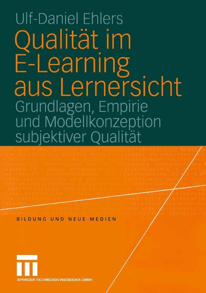 Qualität im E-Learning aus Lernersicht