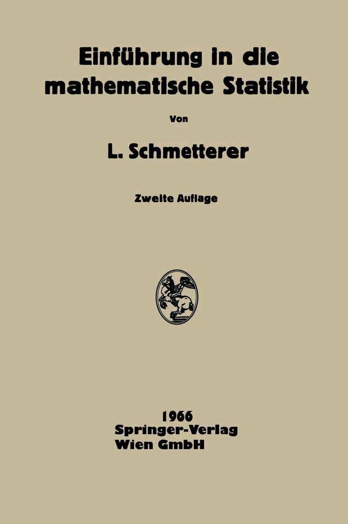 Einführung in Die Mathematische Statistik