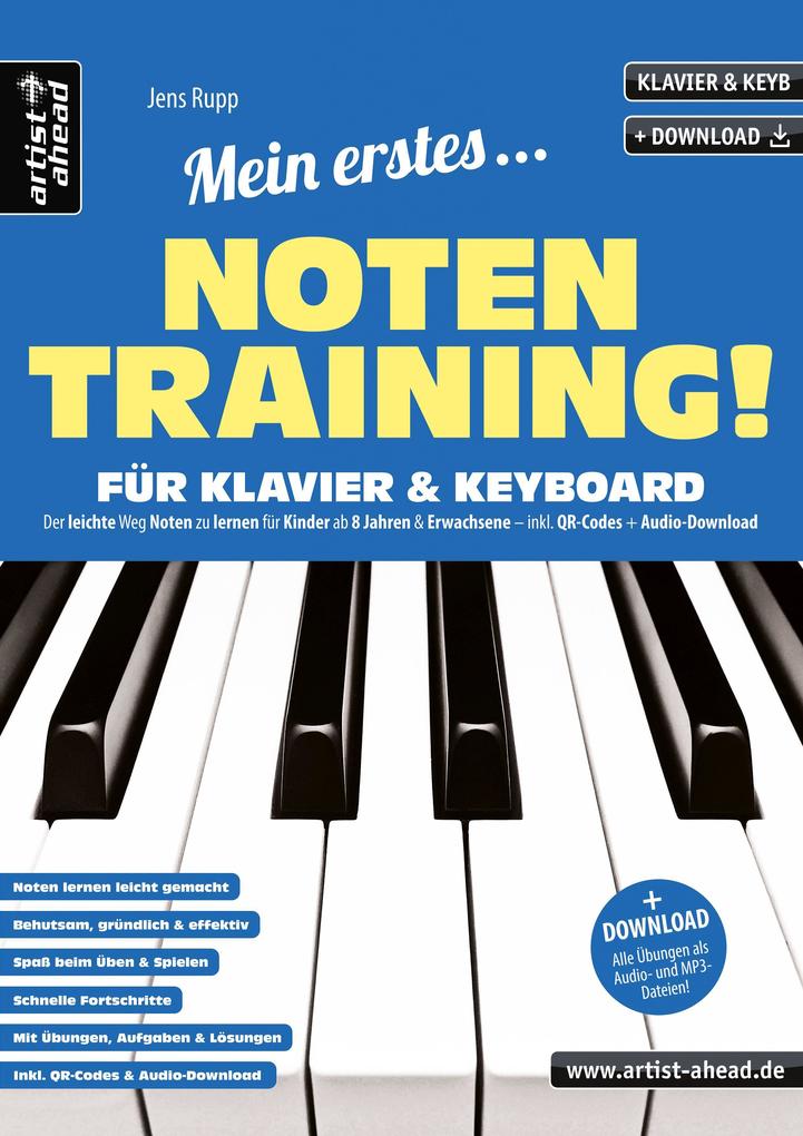 Mein Erstes Notentraining Fur Klavier Keyboard Buch Geheftet Jens Rupp