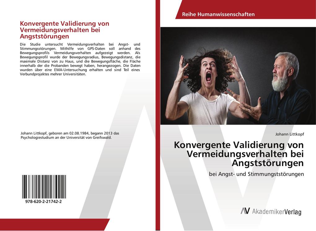 Konvergente Validierung von Vermeidungsverhalten bei Angststörungen