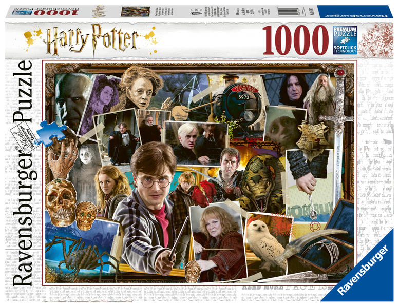 Image of Puzzle 1000 Teile, 70x50 cm, Harry Potter gegen Voldemort