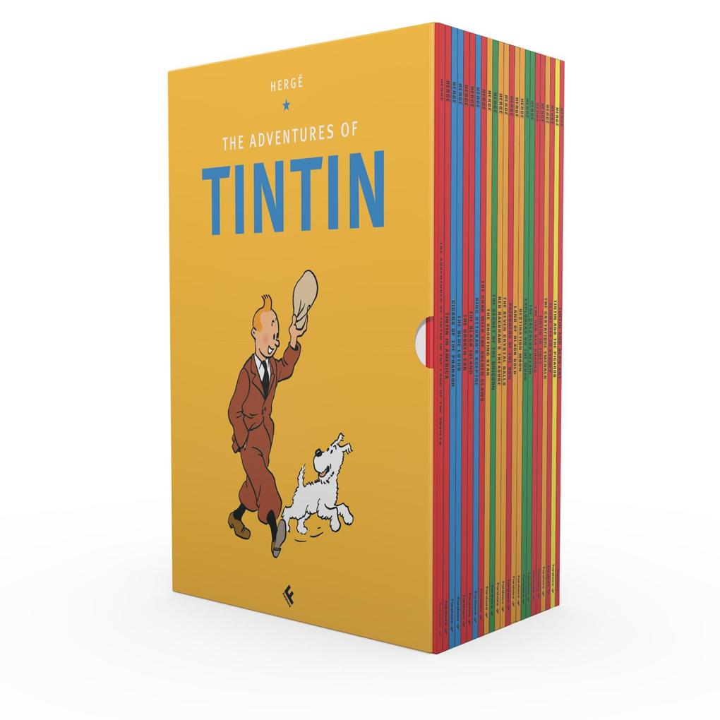 Tintin Paperback Collection: 23 Book Box-Set, Fiction, Slip-cased set, Hergé