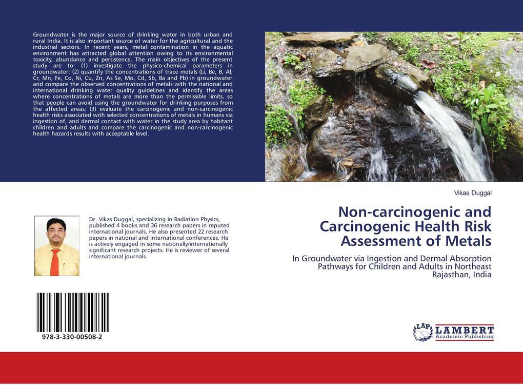 Non-carcinogenic and Carcinogenic Health Risk Assessment of Metals