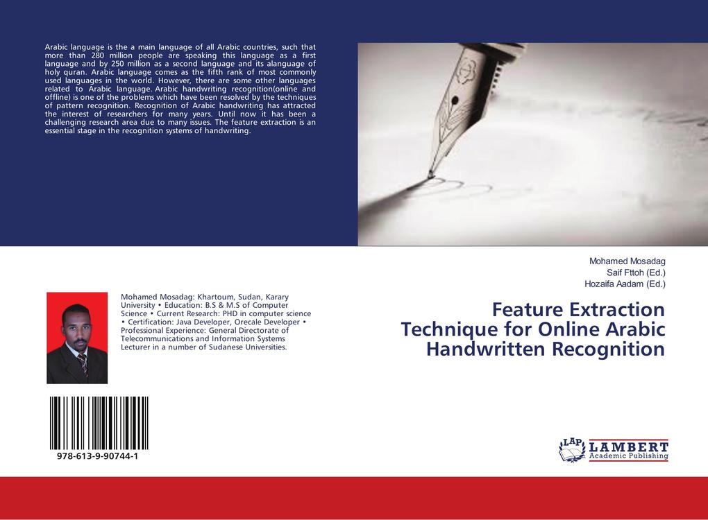 Feature Extraction Technique for Online Arabic Handwritten Recognition