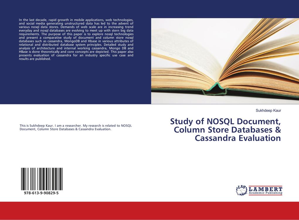 Study of NOSQL Document Column Store Databases & Cassandra Evaluation
