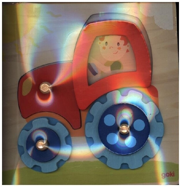 Image of Goki 57702 - Steckpuzzle Traktor