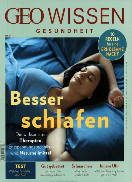 GEO Wissen Gesundheit / GEO Wissen Gesundheit 9/18 - Besser schlafen - Michael Schaper