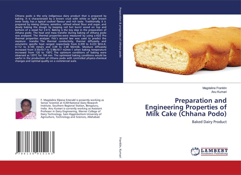 Preparation and Engineering Properties of Milk Cake (Chhana Podo)
