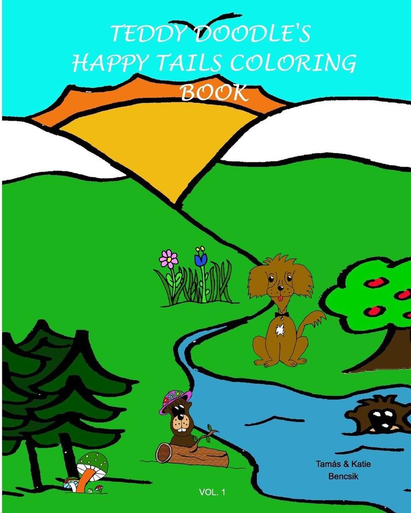 Teddy Doodle‘s Happy Tails Coloring Book