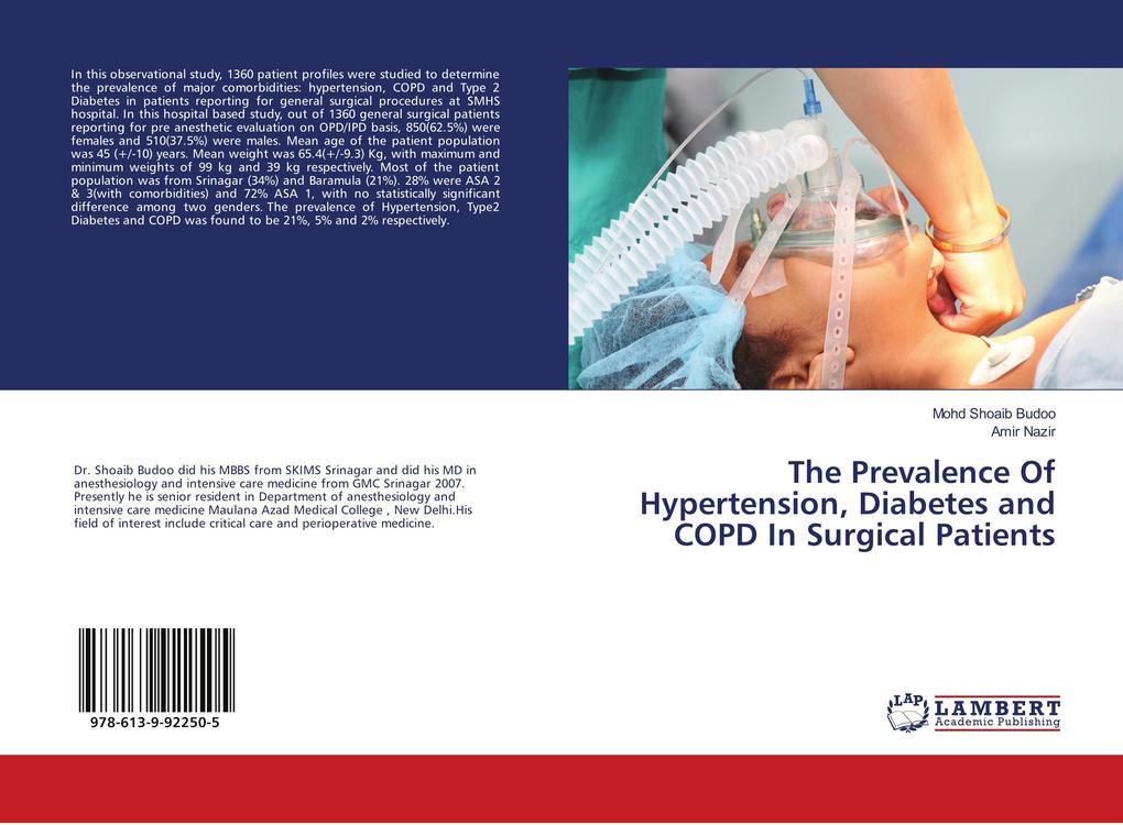 The Prevalence Of Hypertension Diabetes and COPD In Surgical Patients