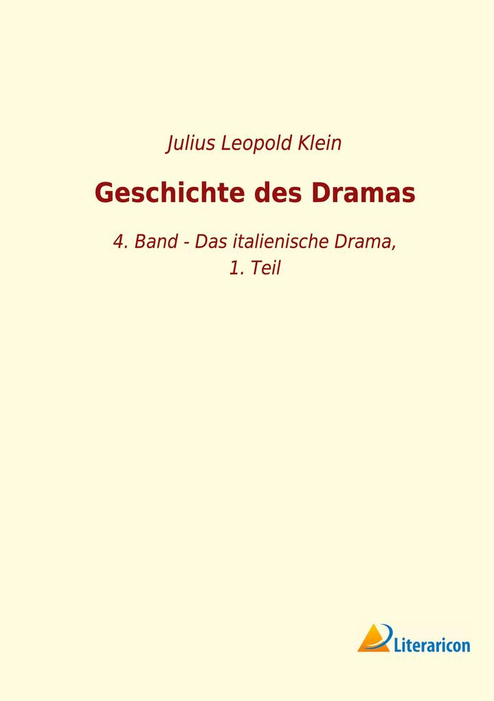 Geschichte des Dramas