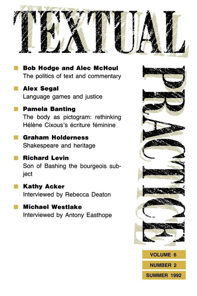 Textual Practice