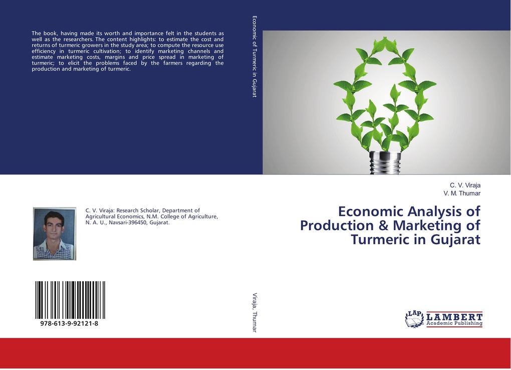 Economic Analysis of Production & Marketing of Turmeric in Gujarat