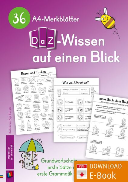 36 A4-Merkblätter DaZ-Wissen auf einen Blick