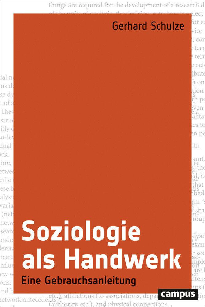 Soziologie als Handwerk - Gerhard Schulze