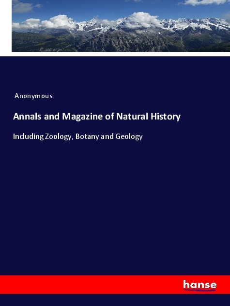 Annals and Magazine of Natural History