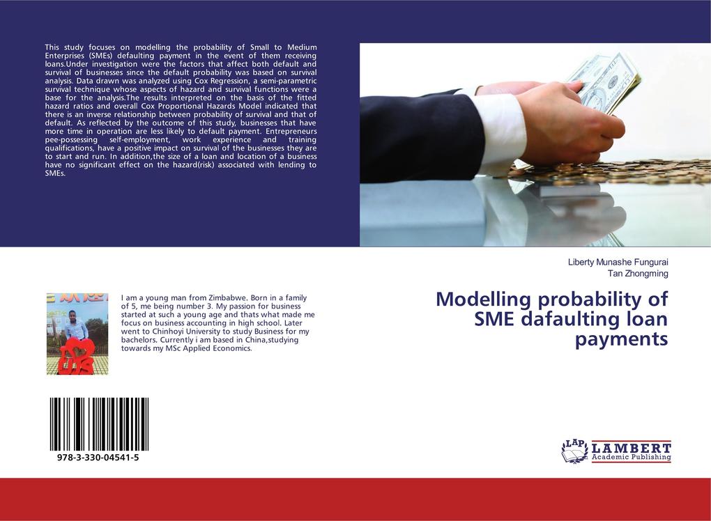 Modelling probability of SME dafaulting loan payments