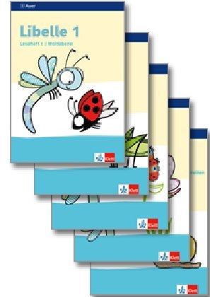 Libelle 1. Lesehefte Paket 5-teilig: Schreiben zu Bildern + Lesehefte Klasse 1