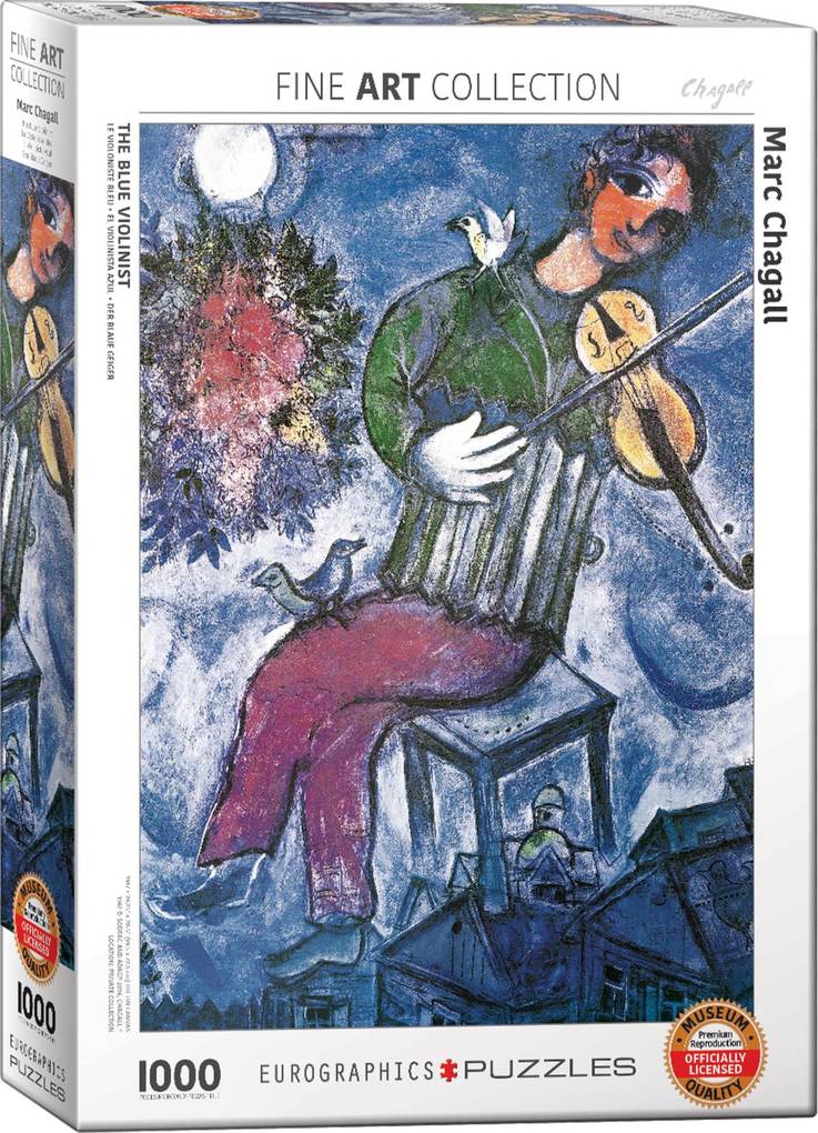 The Blue Violinist by Marc Chagall