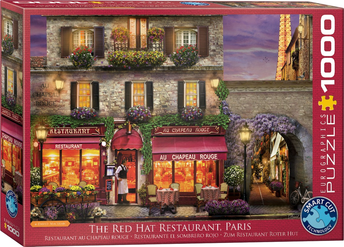 Eurographics 6000-0963 - Zum Chapeau Rouge Restaurant in Paris Puzzle 1.000 Teile