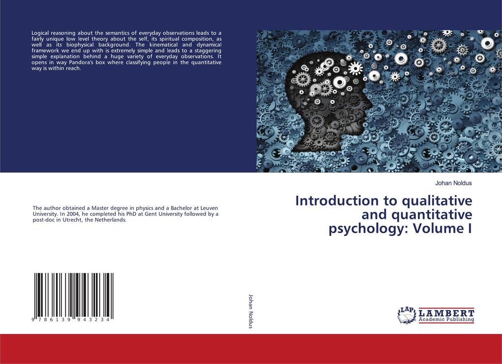 Introduction to qualitative and quantitative psychology: Volume I