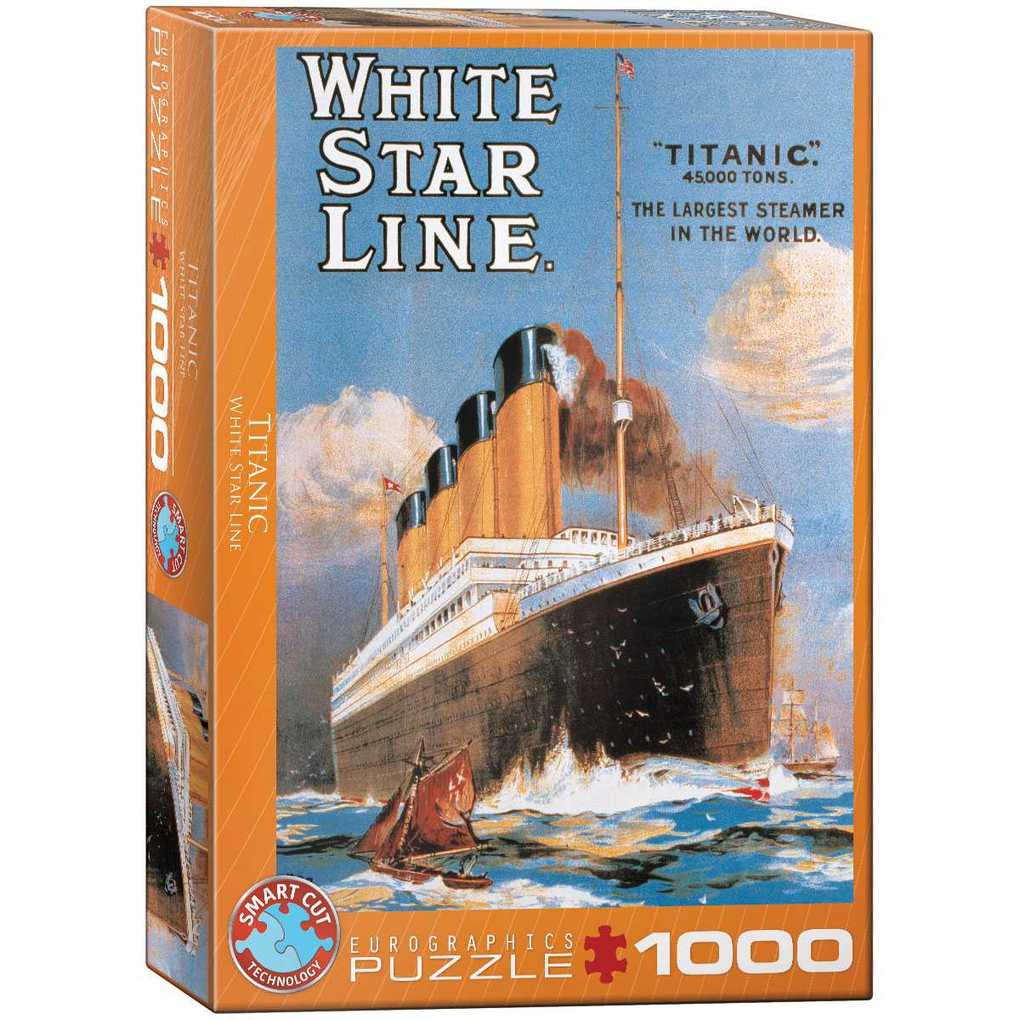Eurographics 6000-1333 - Titanic White Star Line  Puzzle 1.000 Teile