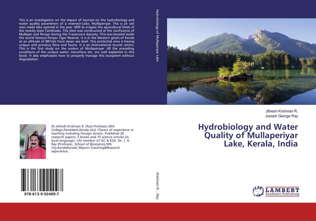 Hydrobiology and Water Quality of Mullaperiyar Lake Kerala India