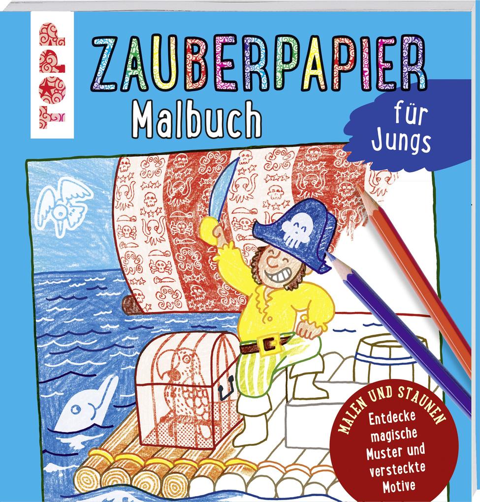 Image of Zauberpapier Malbuch für Jungs