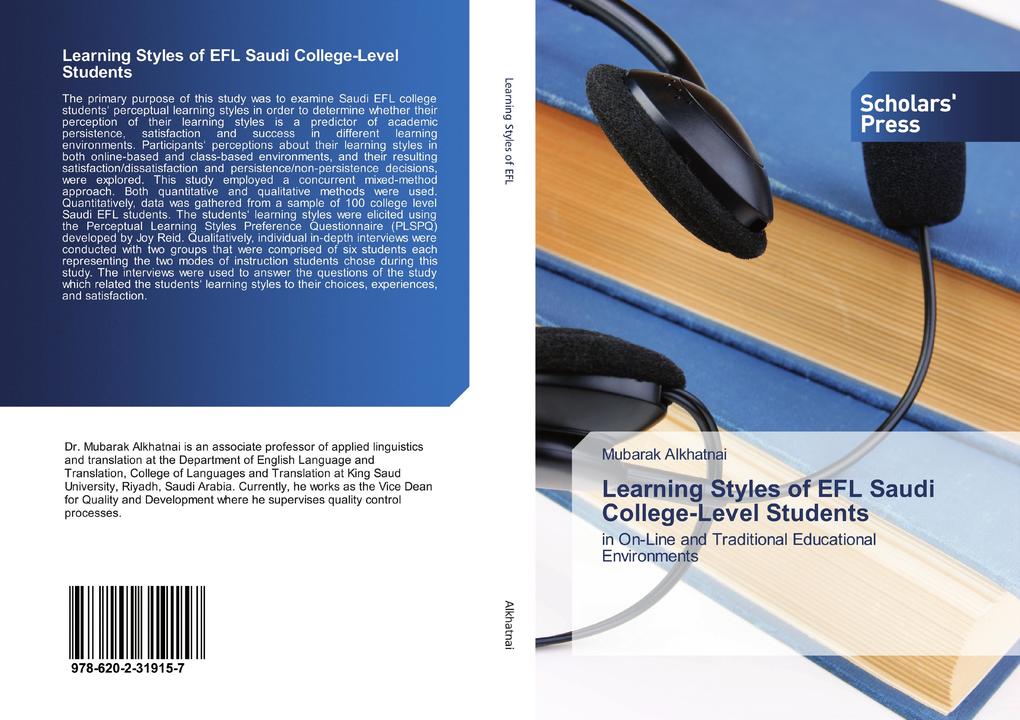 Learning Styles of EFL Saudi College-Level Students