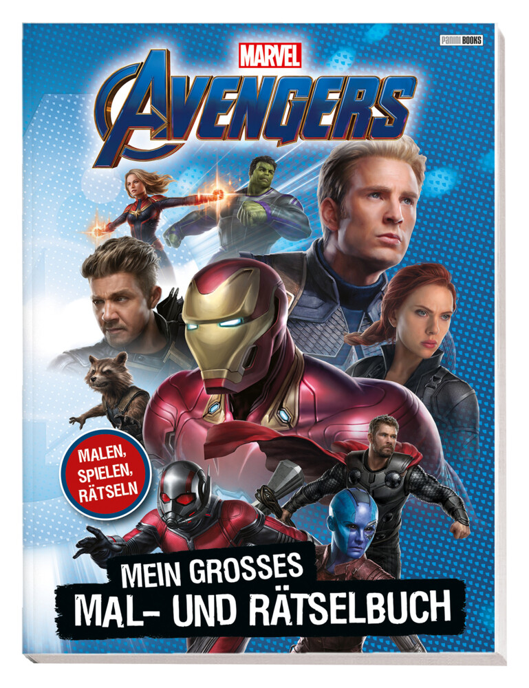 Image of Marvel Avengers: Mein großes Mal- und Rätselbuch