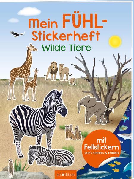 Image of Fühl-Stickerheft: Mein Fühl-Stickerheft - Wilde Tiere