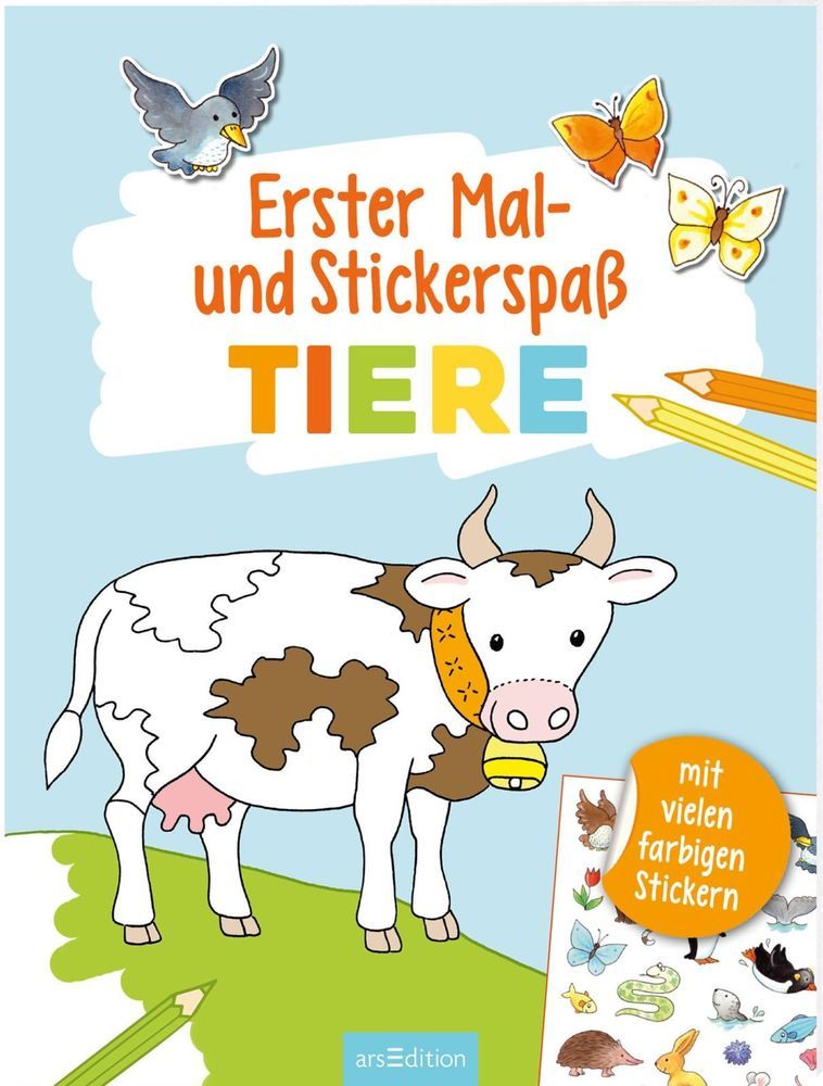 Image of Erster Mal- und Stickerspaß Tiere