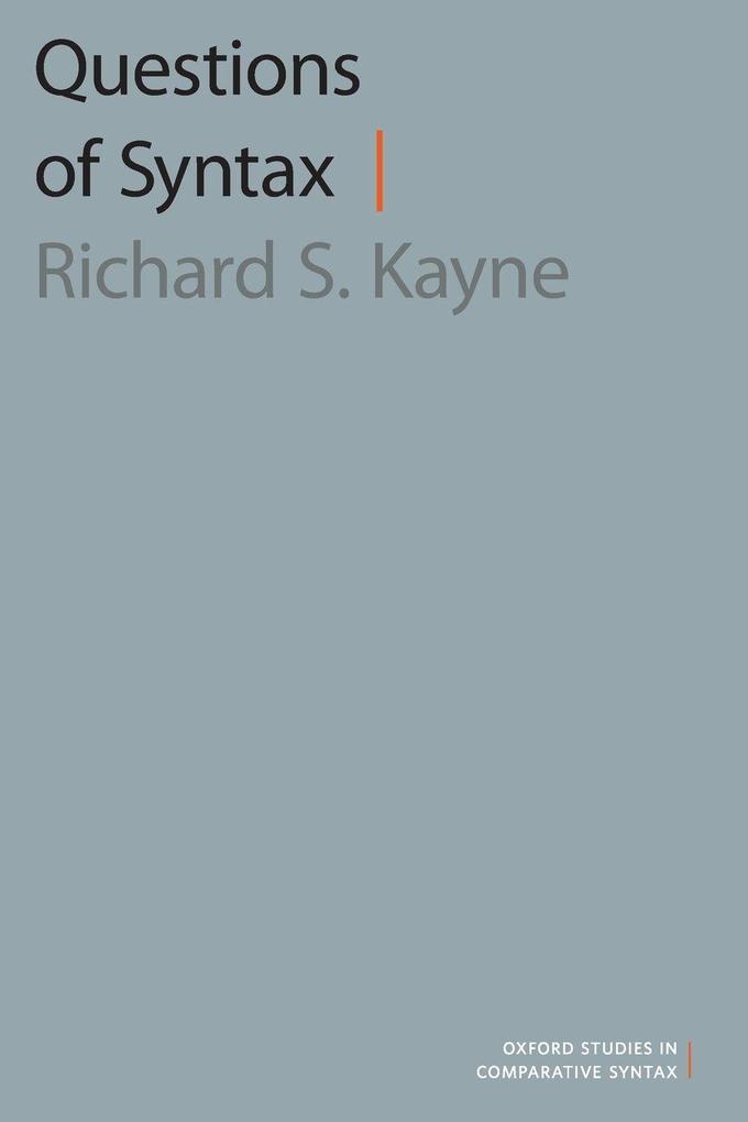 Questions of Syntax