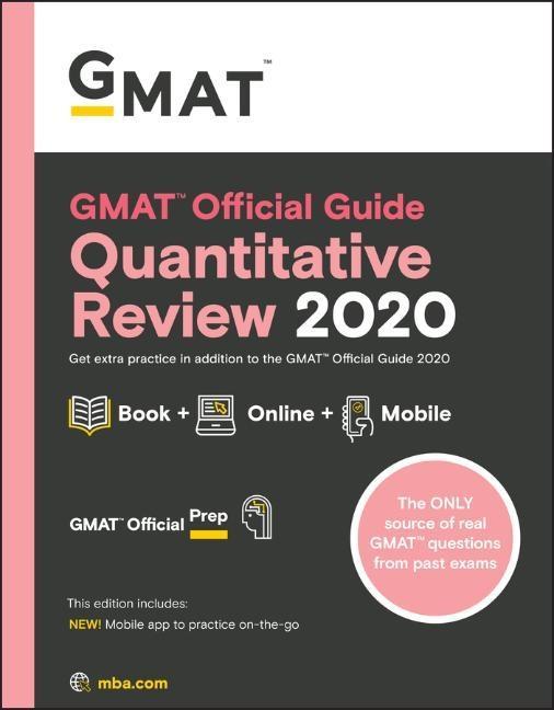 Gmat Official Guide 2020 Quantitative Review Book Online