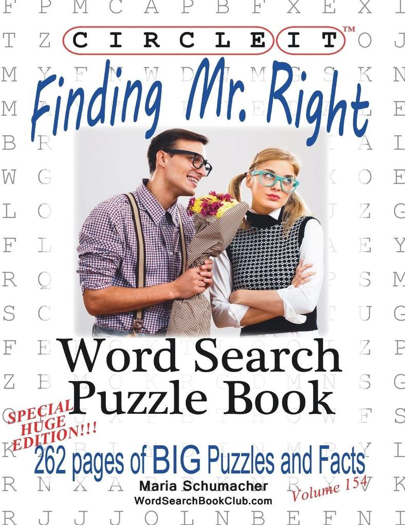 Circle It Finding Mr. Right Large Print Word Search Puzzle Book