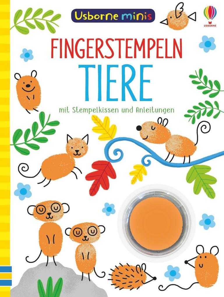 Image of Usborne Minis - Fingerstempeln: Tiere