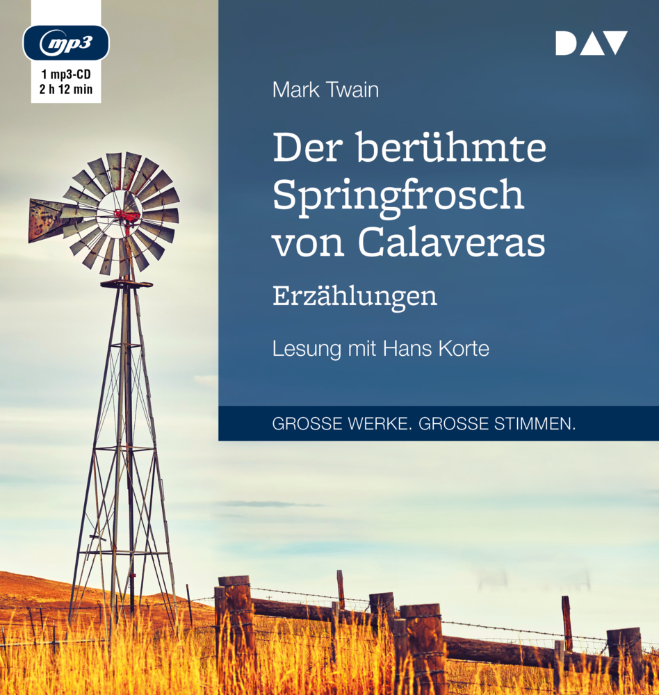 Der berühmte Springfrosch von Calaveras. Erzählungen 1 Audio-CD 1 MP3