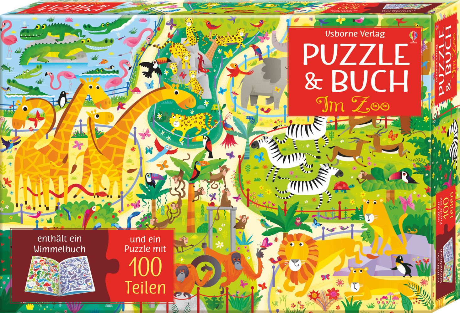 Image of Puzzle & Buch: Im Zoo