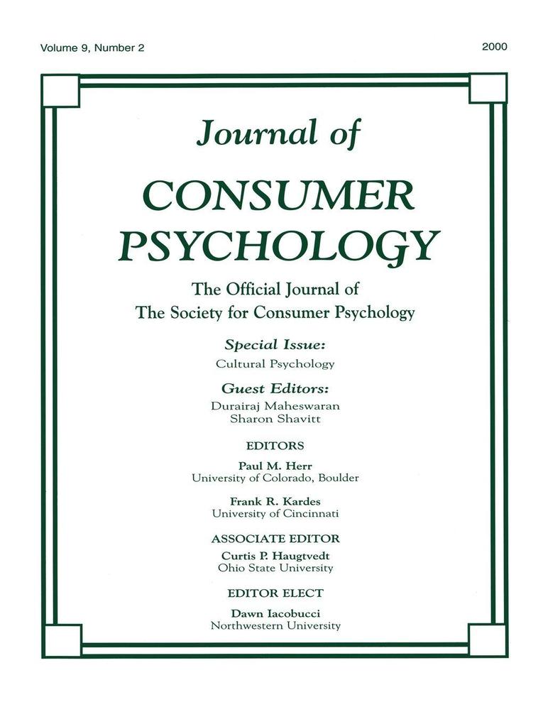 Cultural Psychology