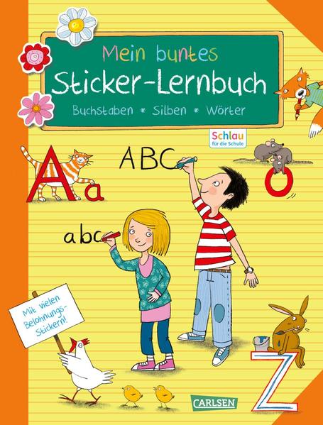 Image of Schlau für die Schule: Mein buntes Sticker-Lernbuch: Buchstaben Silben Wörter