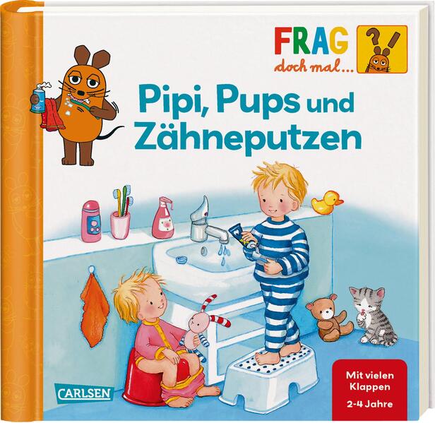 Image of CARLSEN Kinderbuch "Frag doch mal... die Maus! - Pipi, Pups und Zähneputzen"