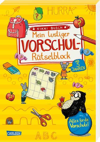 Mein lustiger Vorschul-Rätselblock