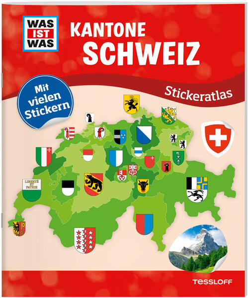 Image of WAS IST WAS Stickeratlas Kantone Schweiz