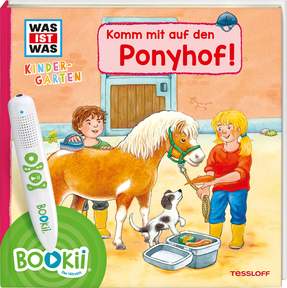 Image of BOOKii® WAS IST WAS Kindergarten Komm mit auf den Ponyhof!