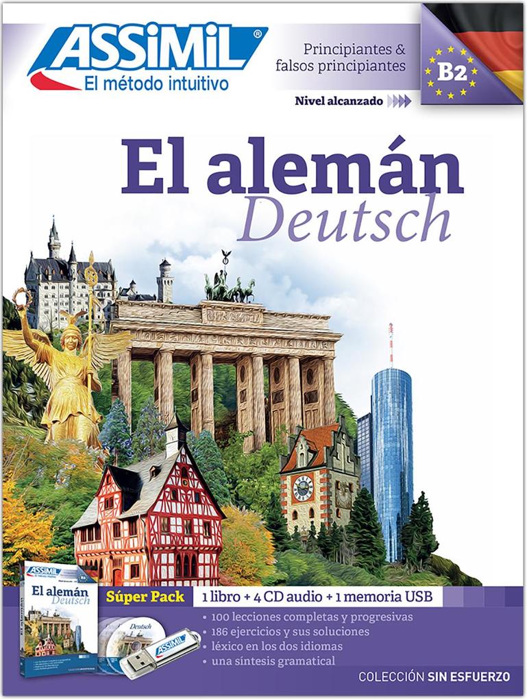 ASSiMiL El Alemán - Colección ‘sin esfuerzo‘ Super Pack. Deutsch Sprachkurs auf Spanisch